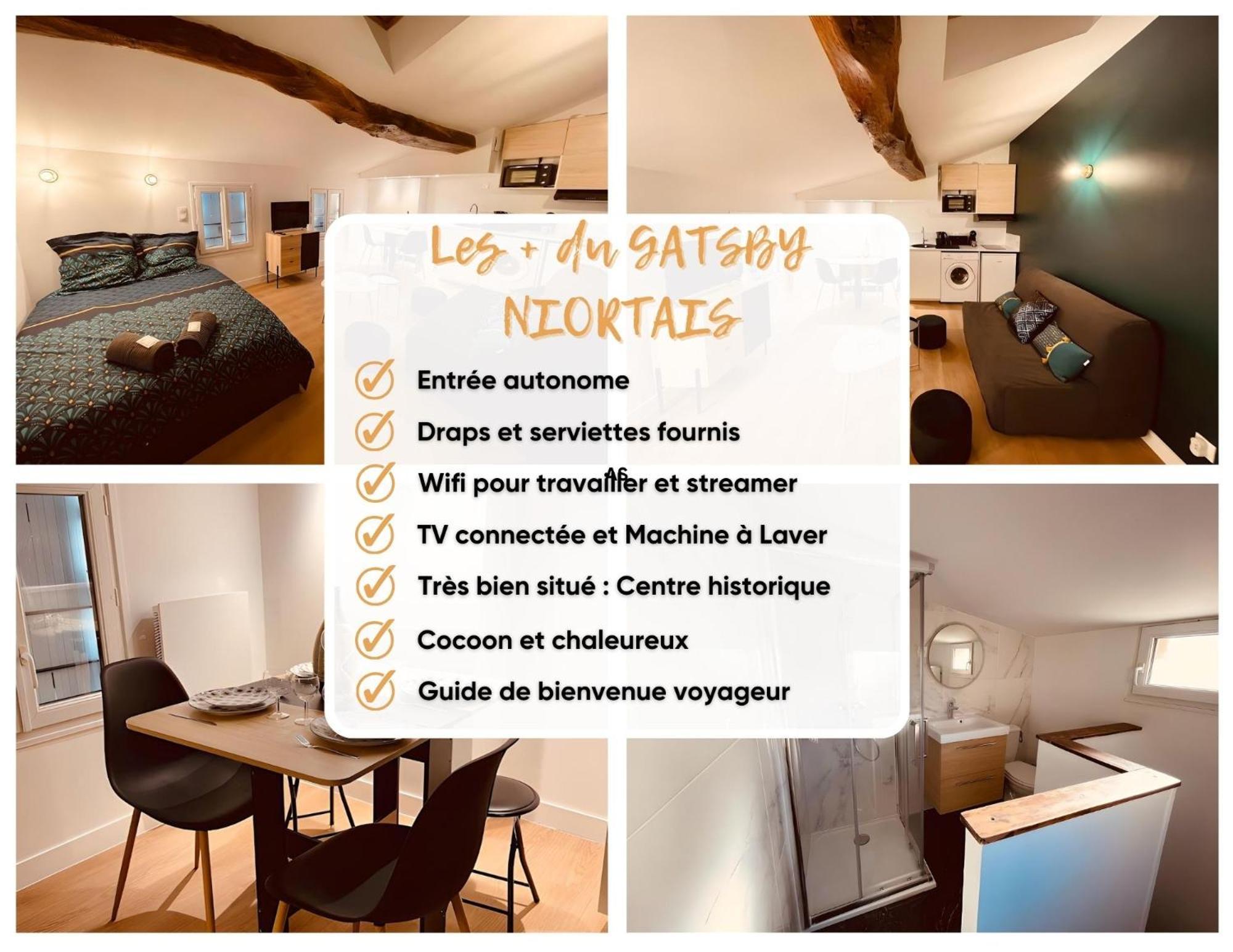 Le Gatsby Niortais - Home Homy Buitenkant foto